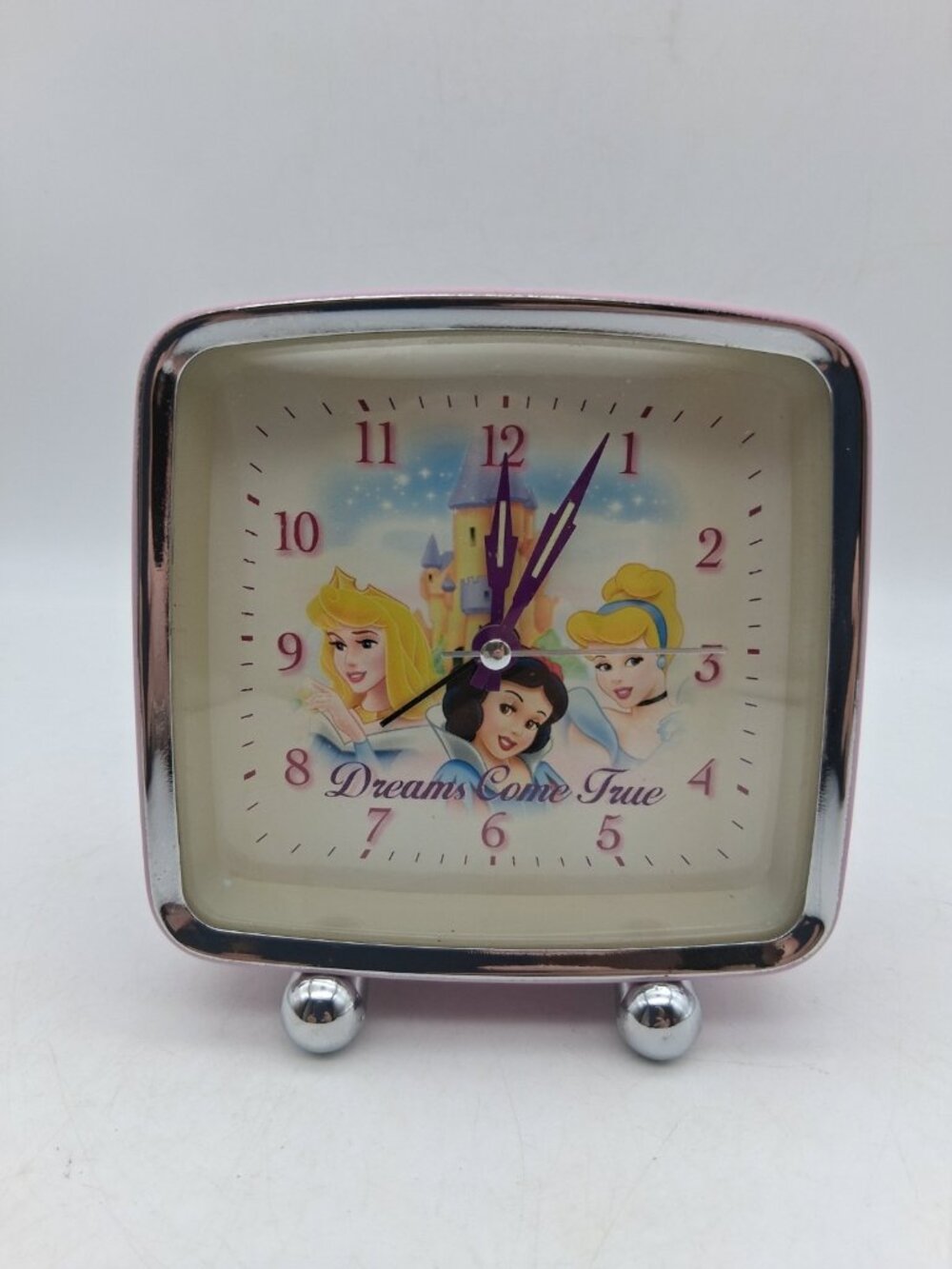 Disney Princess Battery Operated Alarm Clock Aurora Snow White Cinderella